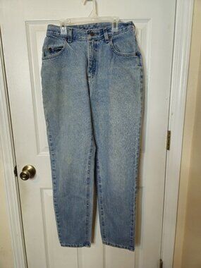 Lee MR Womens Jeans Size 10 MED X 31 High Rise Tapored Denim Union Stamp Vtg USA